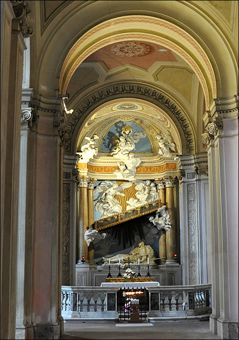 La chapelle Saint Alexis de la Basilica dei Santi Bonefacio e Alessio de Rome