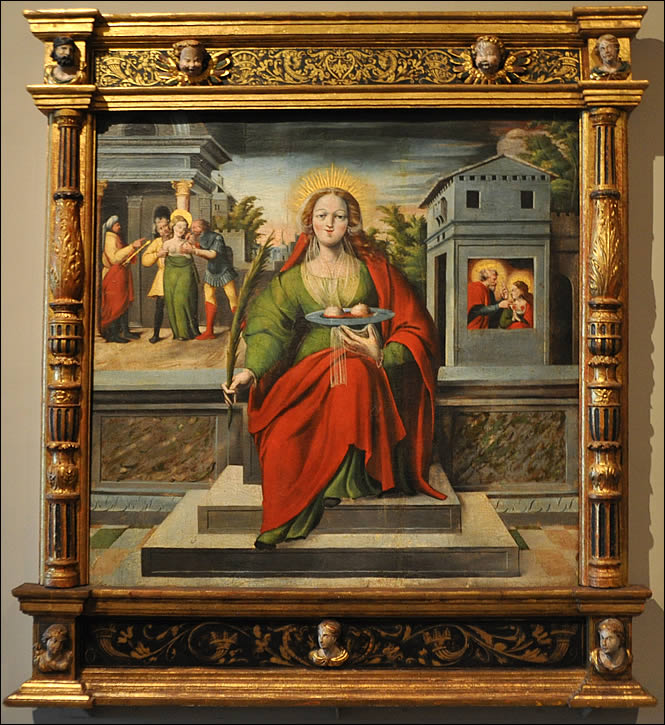 Sainte Agathe de Catane, oeuvre de Ramon Oscariz