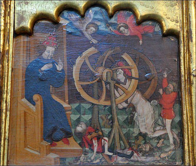 La roue de Sainte Catherine d'Alexandrie