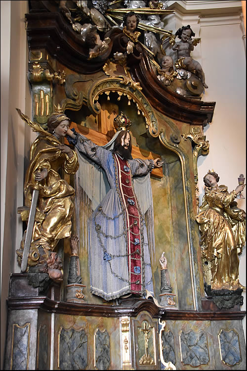 Statue de Sainte Wilgeforte Ã  Prague