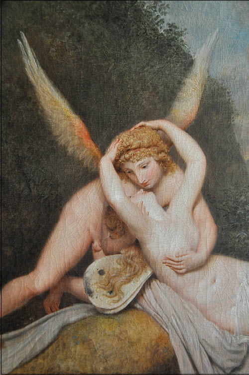 Psyché réveillée par le baiser d'Amour