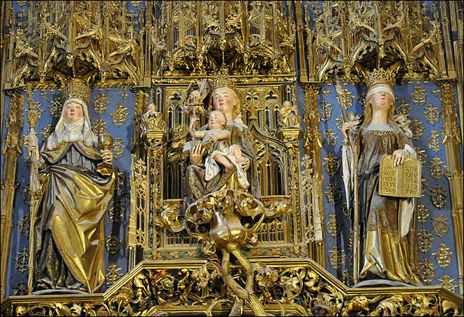Le Christ au sommet de l'arbre de Jessé