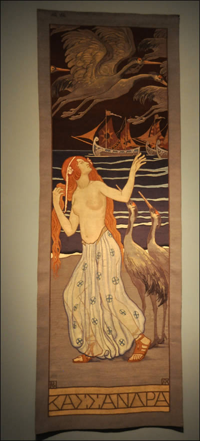 Tapisserie représentant Cassandre
