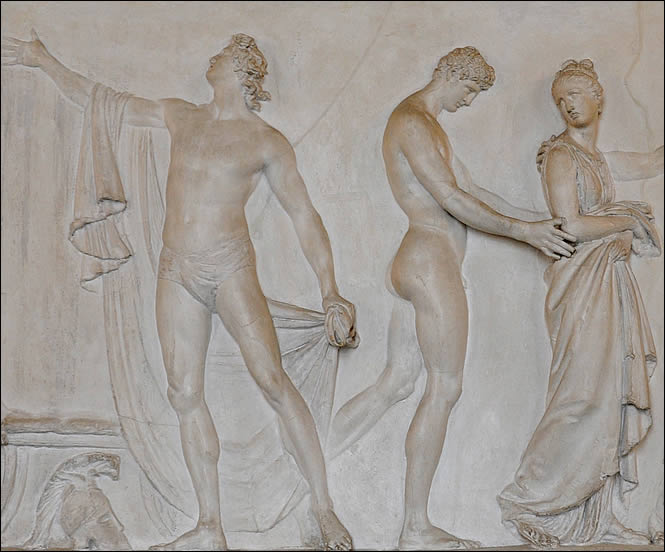 Briséis, Patrocle et Achille