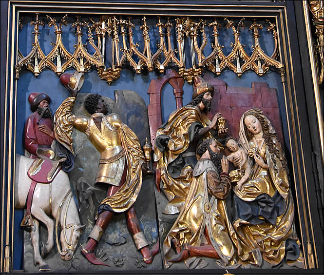 Panneau latéral du retable