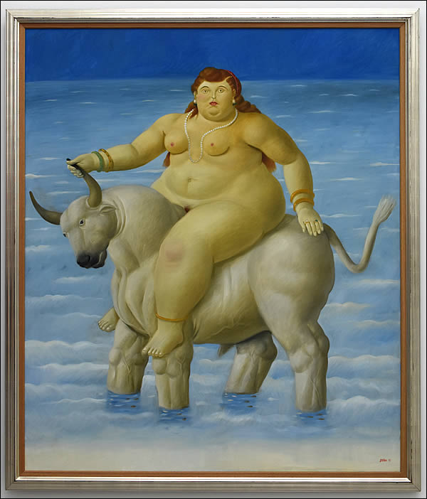 L'Enlèvement d'Europe par Botero