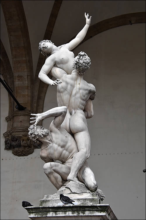 L'enlèvement des Sabines de Giambologna
