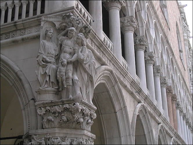 Vue générale du jugement de Salomon