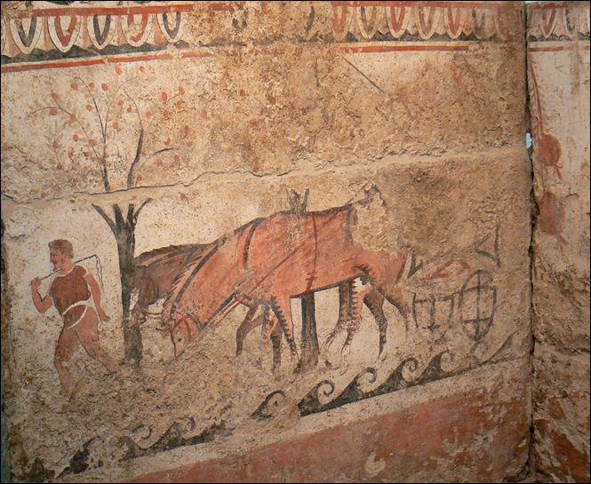 Scène champêtre du tombeau