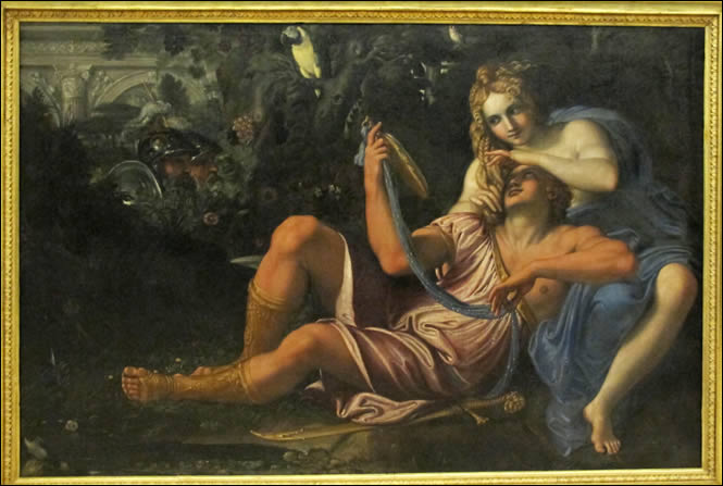 Tableau représentant Rinaldo et Armida