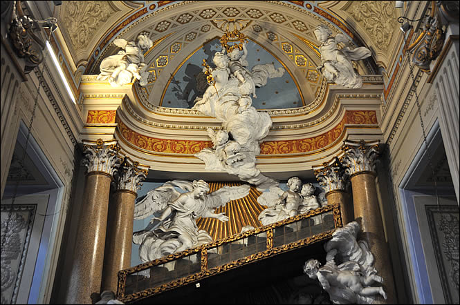Les anges autour de Saint Alexis
