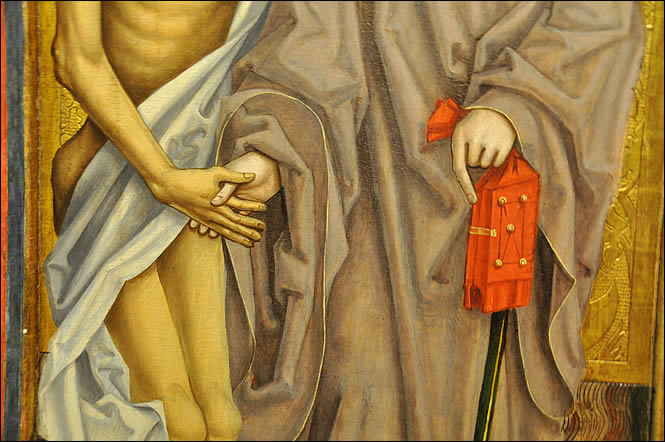 Détail de Saint Fridolin avec le mort ressuscité