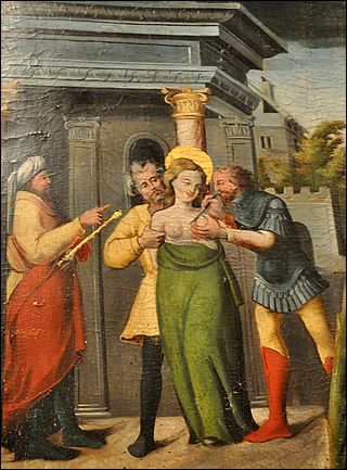 Le martyre de Sainte Agathe
