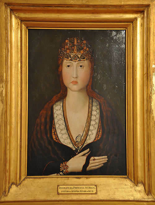 Tableau représentant Sainte Jeanne du Portugal