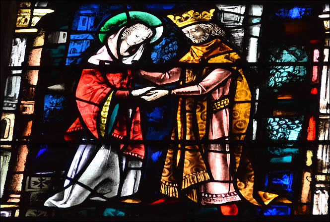 Sainte Odile se réconcilie avec son père
