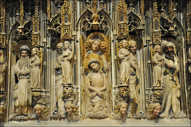 Christ du retable de Sainte Thècle
