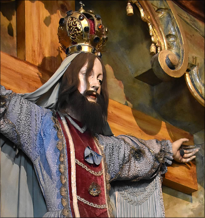 Le visage de Sainte Wilgeforte