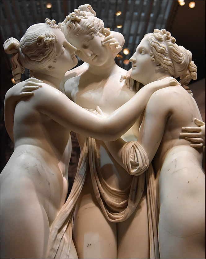 Scuplture des Trois Grâces de Canova